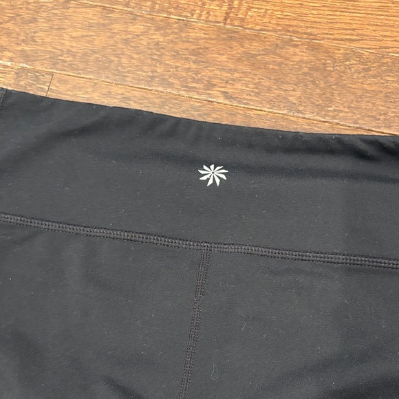 Athleta Revelation Pant 1X Black Flare Leg Yoga Waistband Pocket - Picture 5 of 13